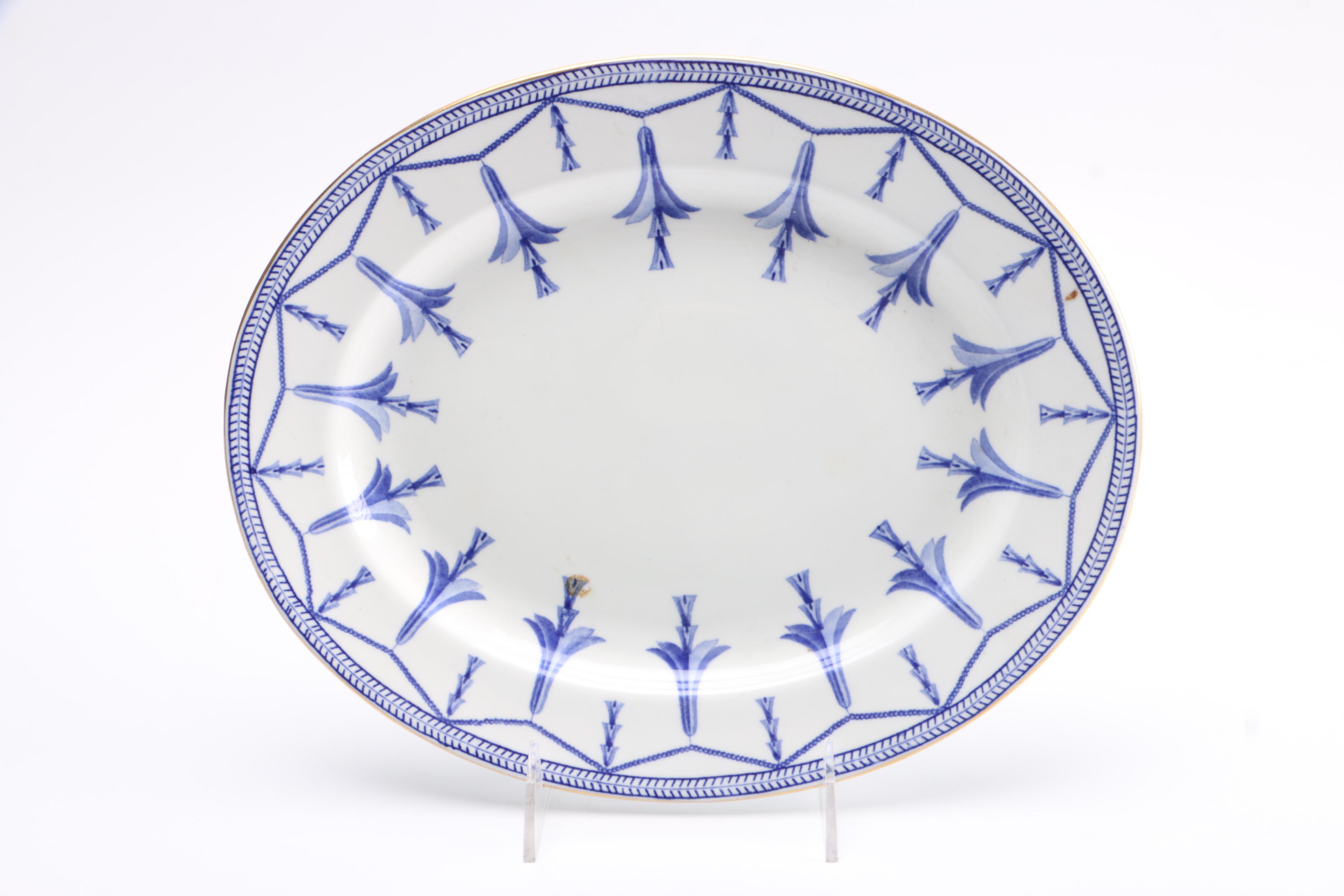 Late 19th Century English Porcelain Dishes Including Coalport