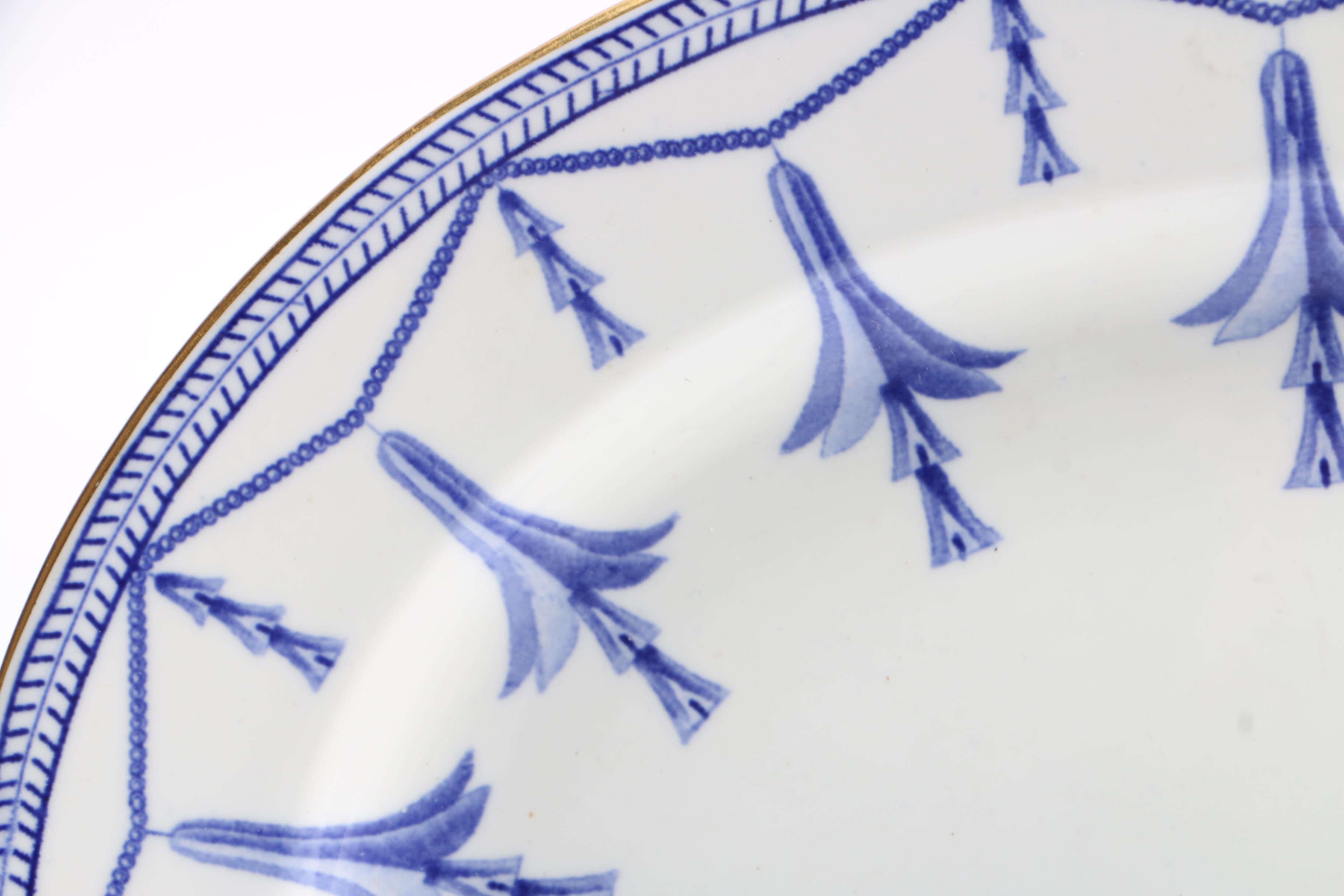 Late 19th Century English Porcelain Dishes Including Coalport