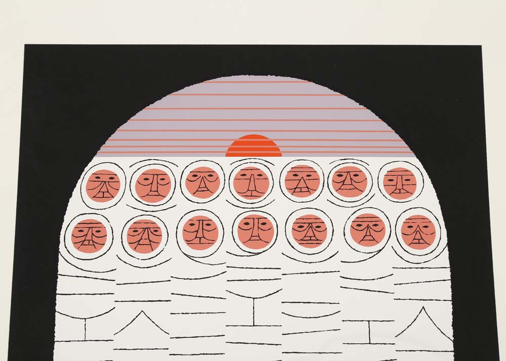 Edie Harper Signed Serigraphs "Pow!" and "Sunrise"