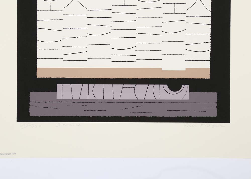 Edie Harper Signed Serigraphs "Pow!" and "Sunrise"