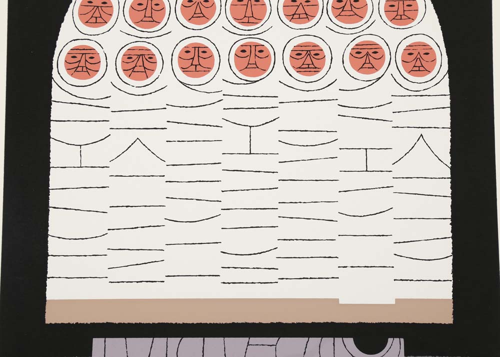 Edie Harper Signed Serigraphs "Pow!" and "Sunrise"