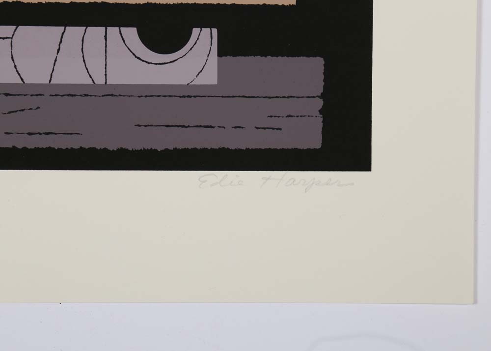 Edie Harper Signed Serigraphs "Pow!" and "Sunrise"