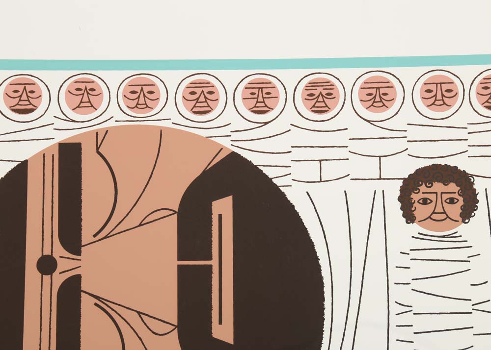 Edie Harper Signed Serigraphs "Pow!" and "Sunrise"