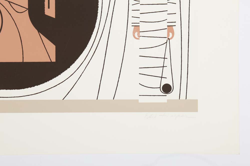 Edie Harper Signed Serigraphs "Pow!" and "Sunrise"