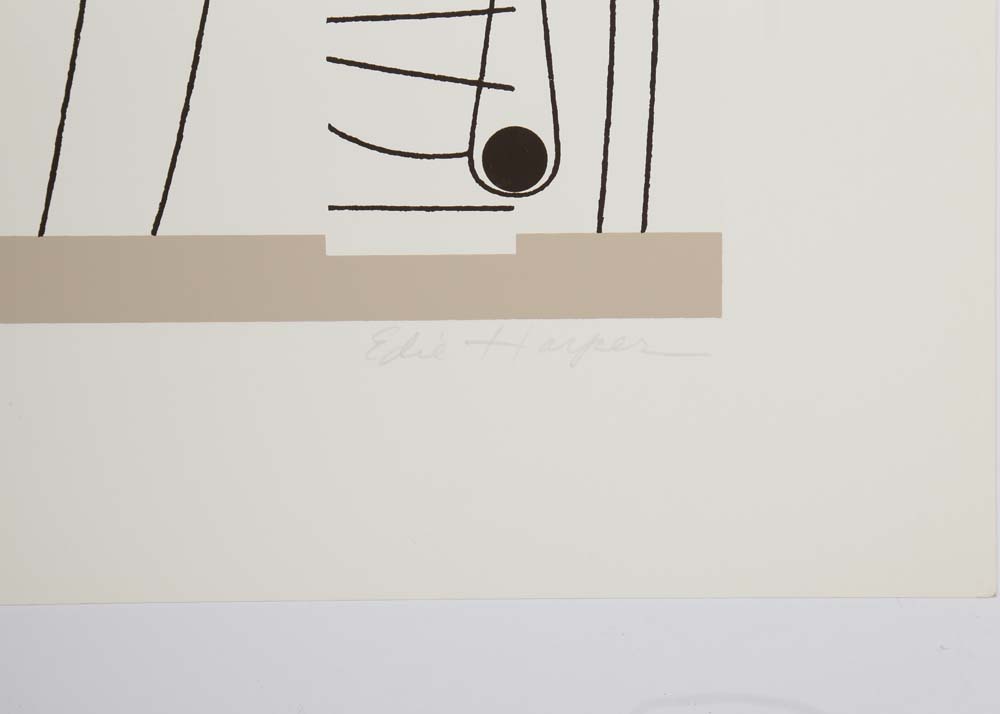 Edie Harper Signed Serigraphs "Pow!" and "Sunrise"