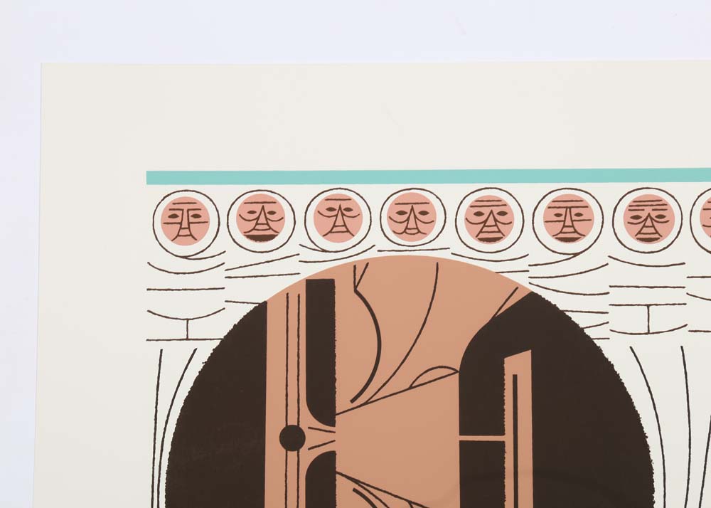 Edie Harper Signed Serigraph "Pow!"