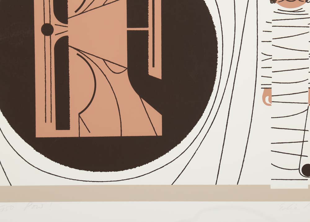 Edie Harper Signed Serigraph "Pow!"