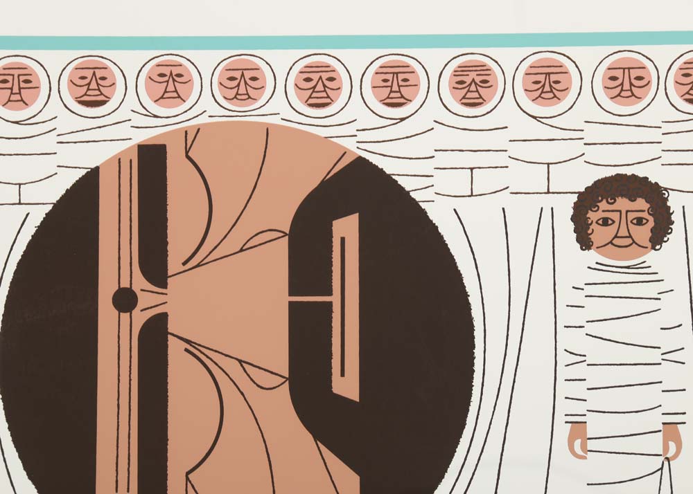 Edie Harper Signed Serigraph "Pow!"