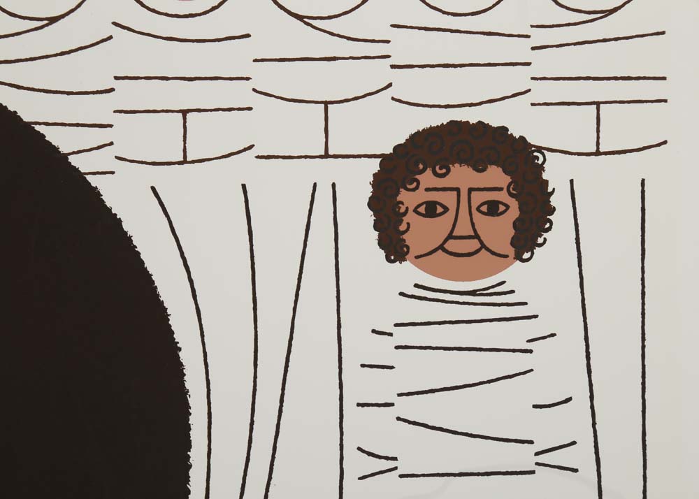 Edie Harper Signed Serigraph "Pow!"