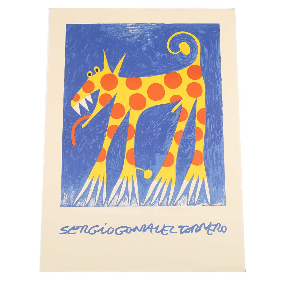 Sergio Gonzalez Tornero Hand Pulled Lithograph