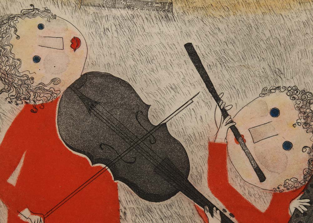 Christine Armarger Artists Proof Aquatint Etching