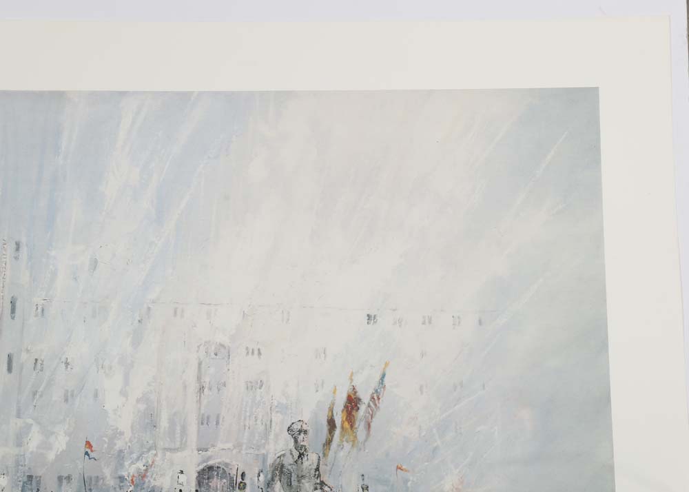 Ben Maile Signed Offset Lithograph After "From the Chalice of Courage"