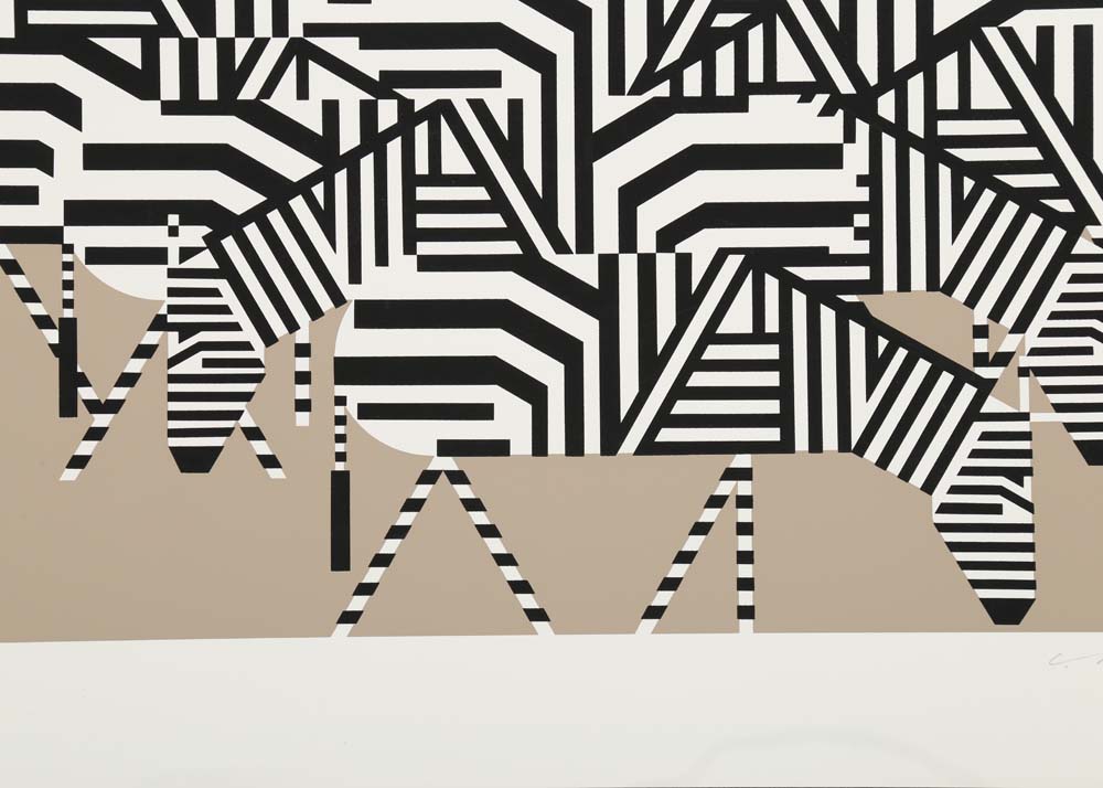 Charley Harper Signed Serigraph "Serengeti Spaghetti"