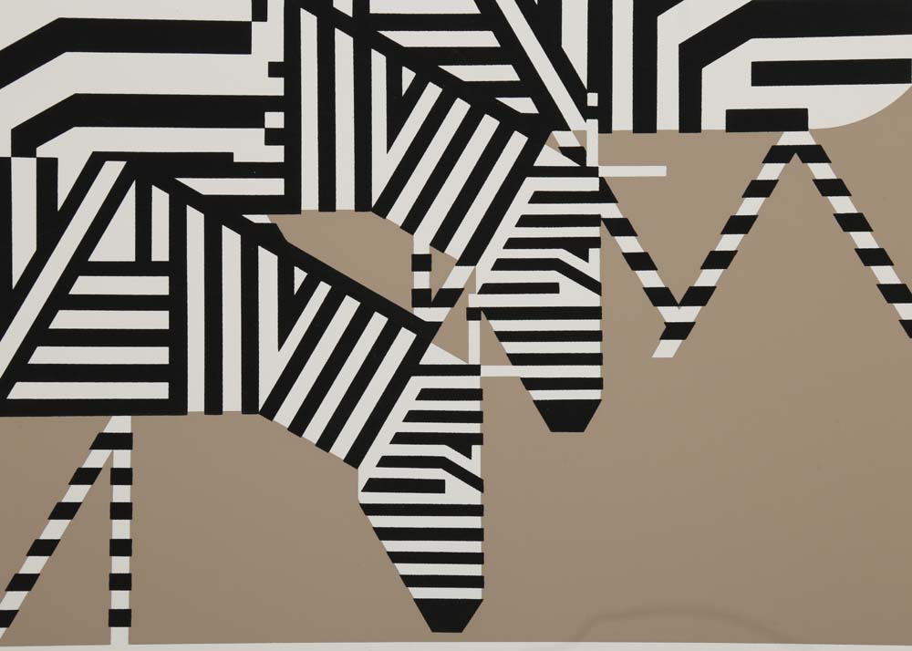 Charley Harper Signed Serigraph "Serengeti Spaghetti"