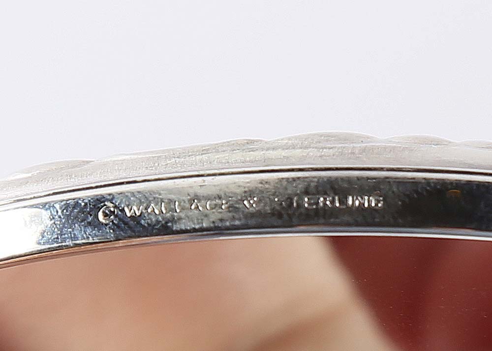 Wallace Sterling Silver Purse Mirror