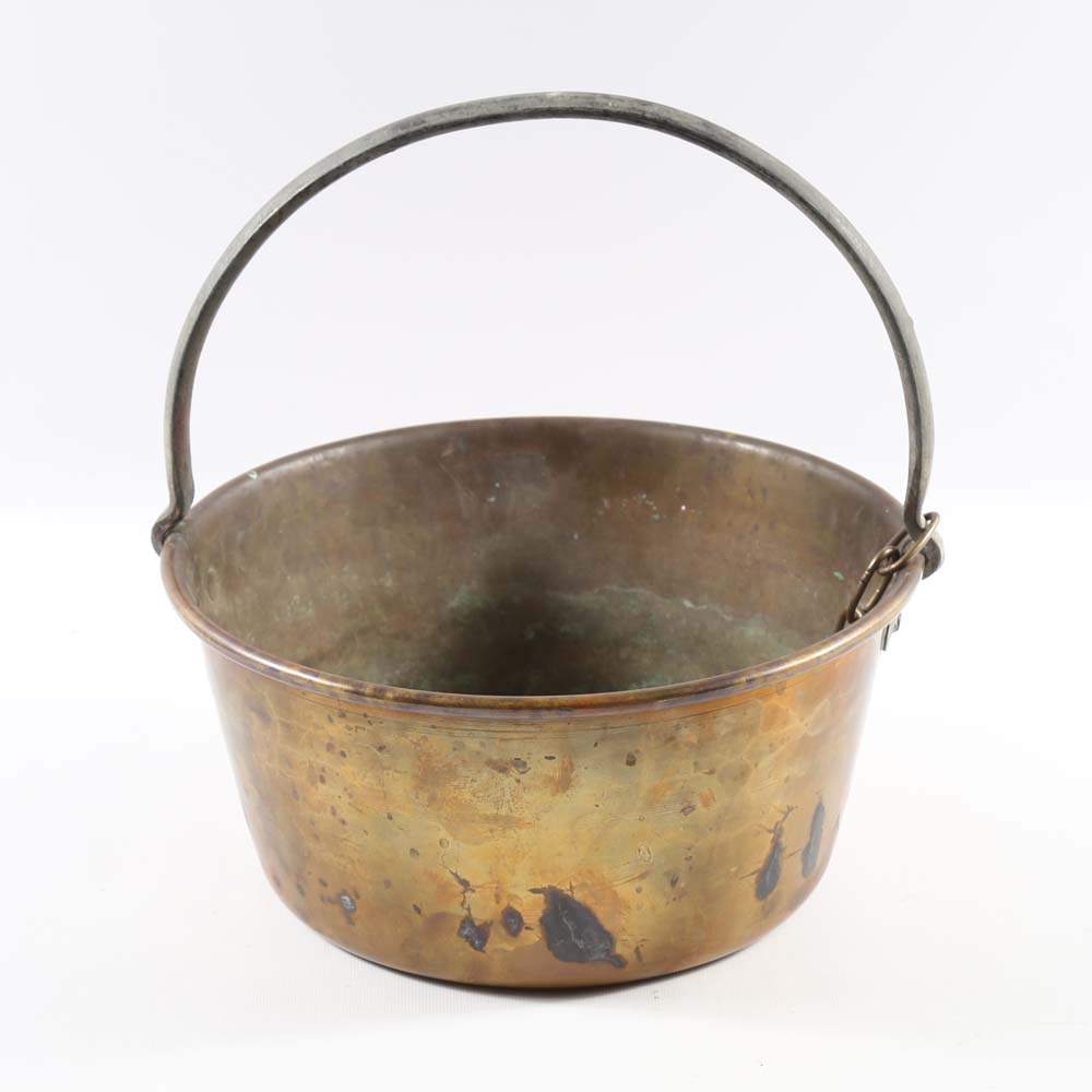 Vintage Copper Jelly Bucket