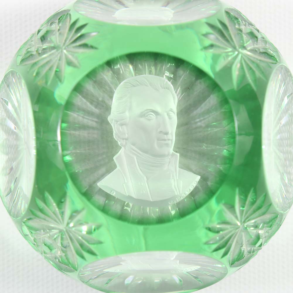 Baccarat Crystal "James Monroe" Paperweight