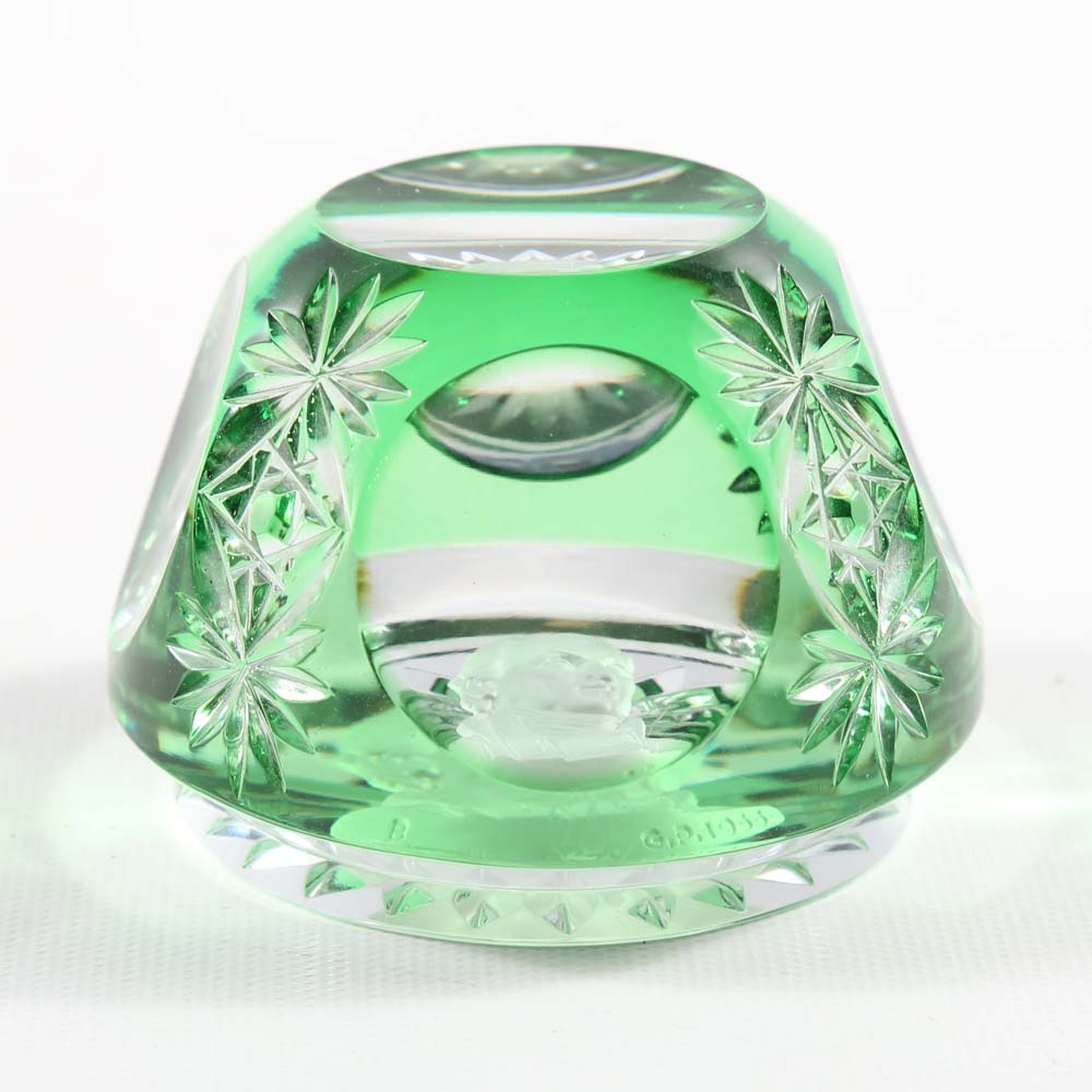 Baccarat Crystal "James Monroe" Paperweight
