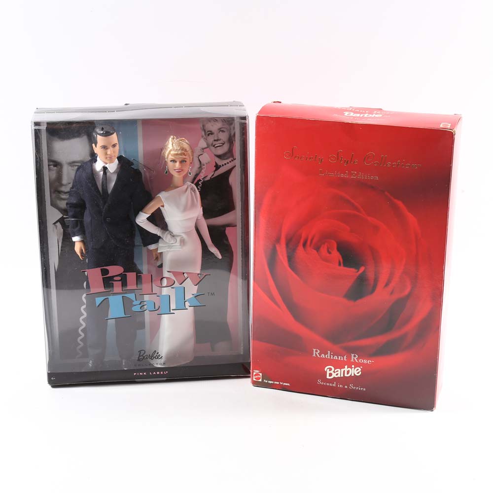 Barbie "Pillow Talk" Set and Limited Edition Radiant Rose Barbies
