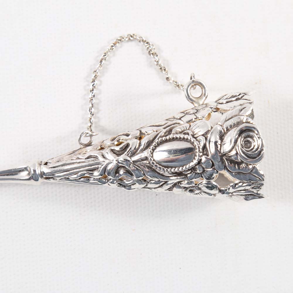 Silver Plate Nosegay Holder