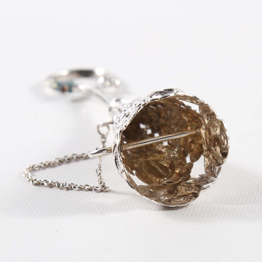 Silver Plate Nosegay Holder