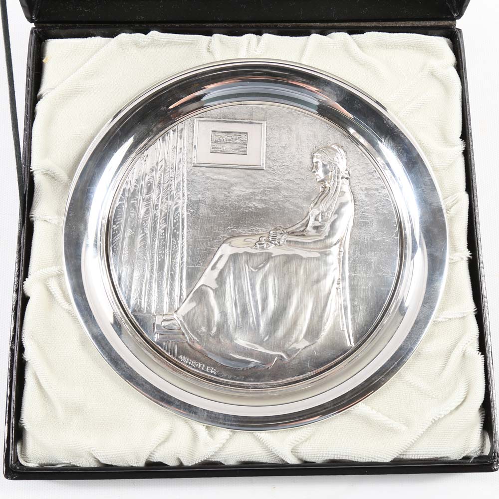 1972 Sterling Silver Mother's Day Plate