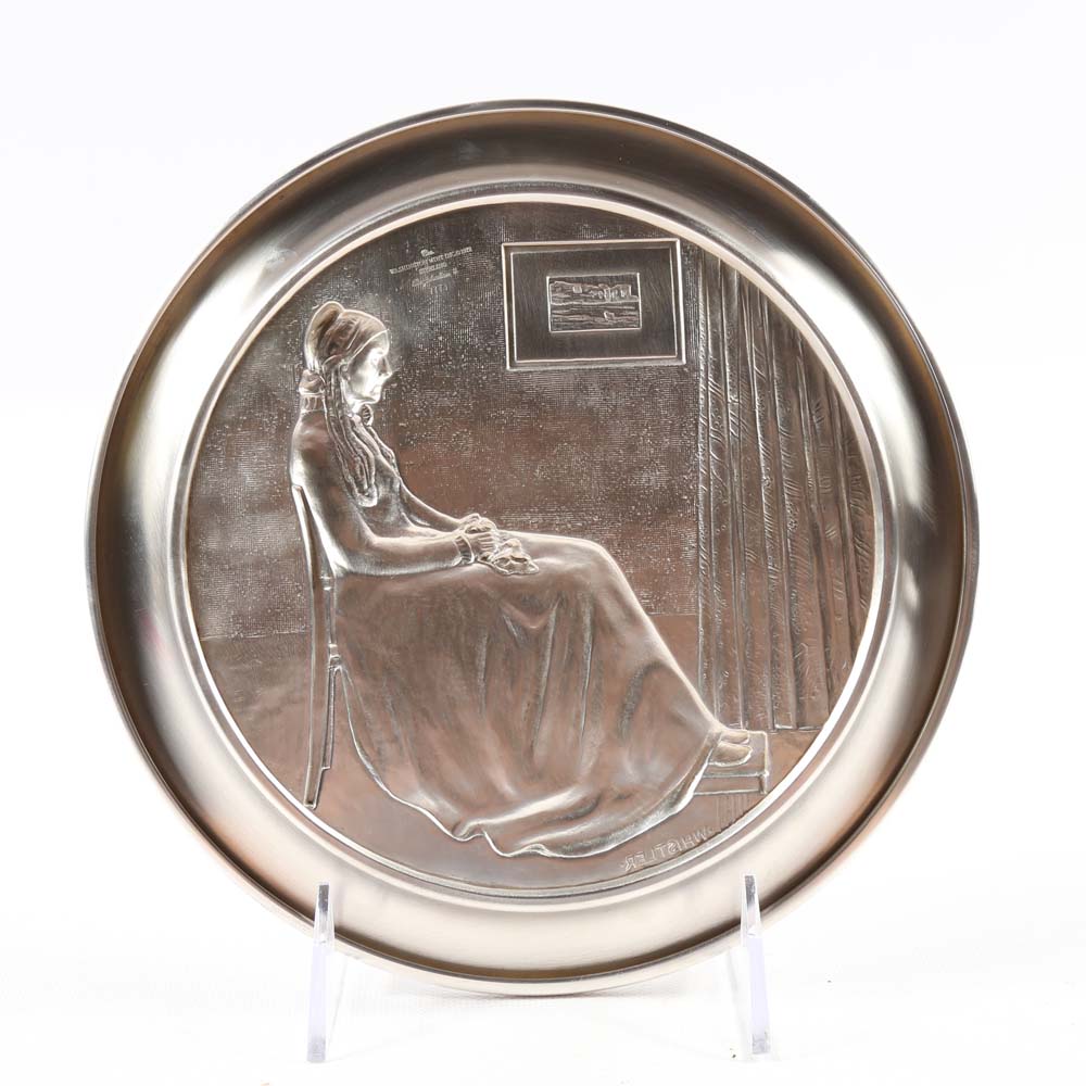 1972 Sterling Silver Mother's Day Plate