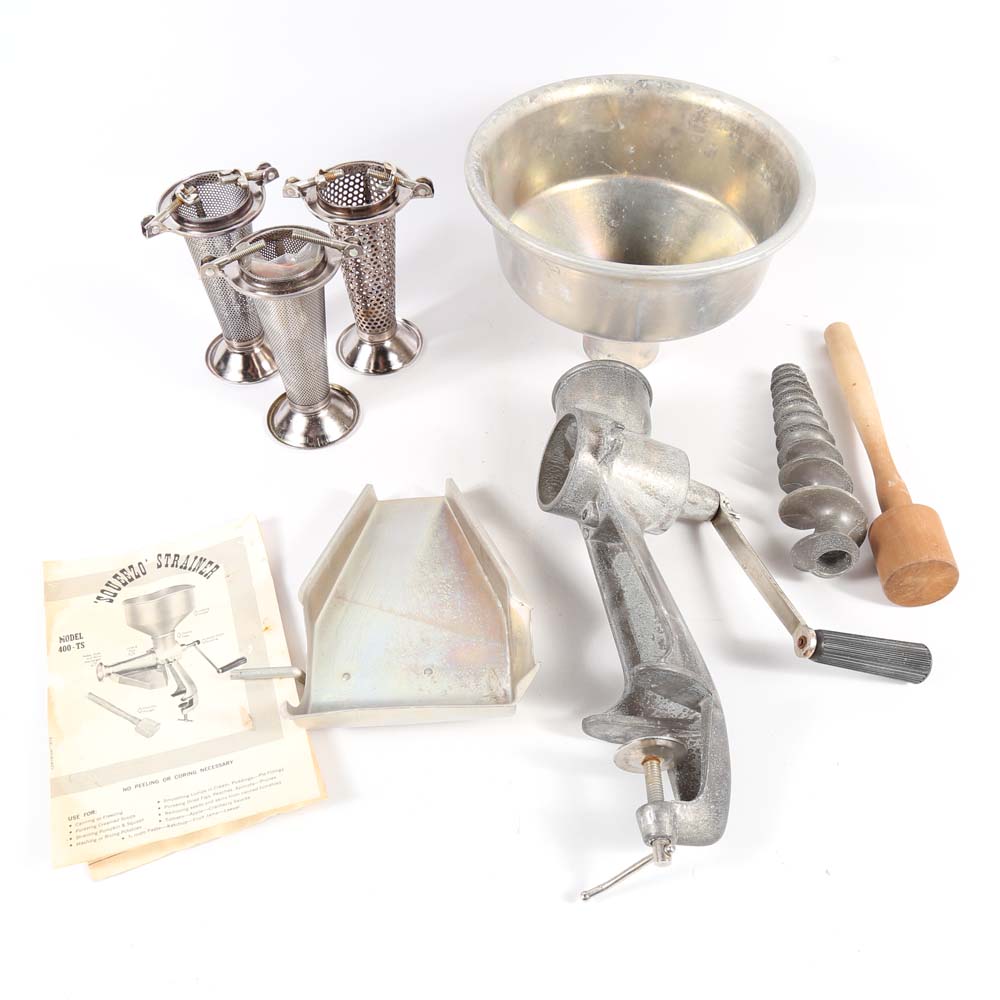 Vintage "Squeezo" Strainer