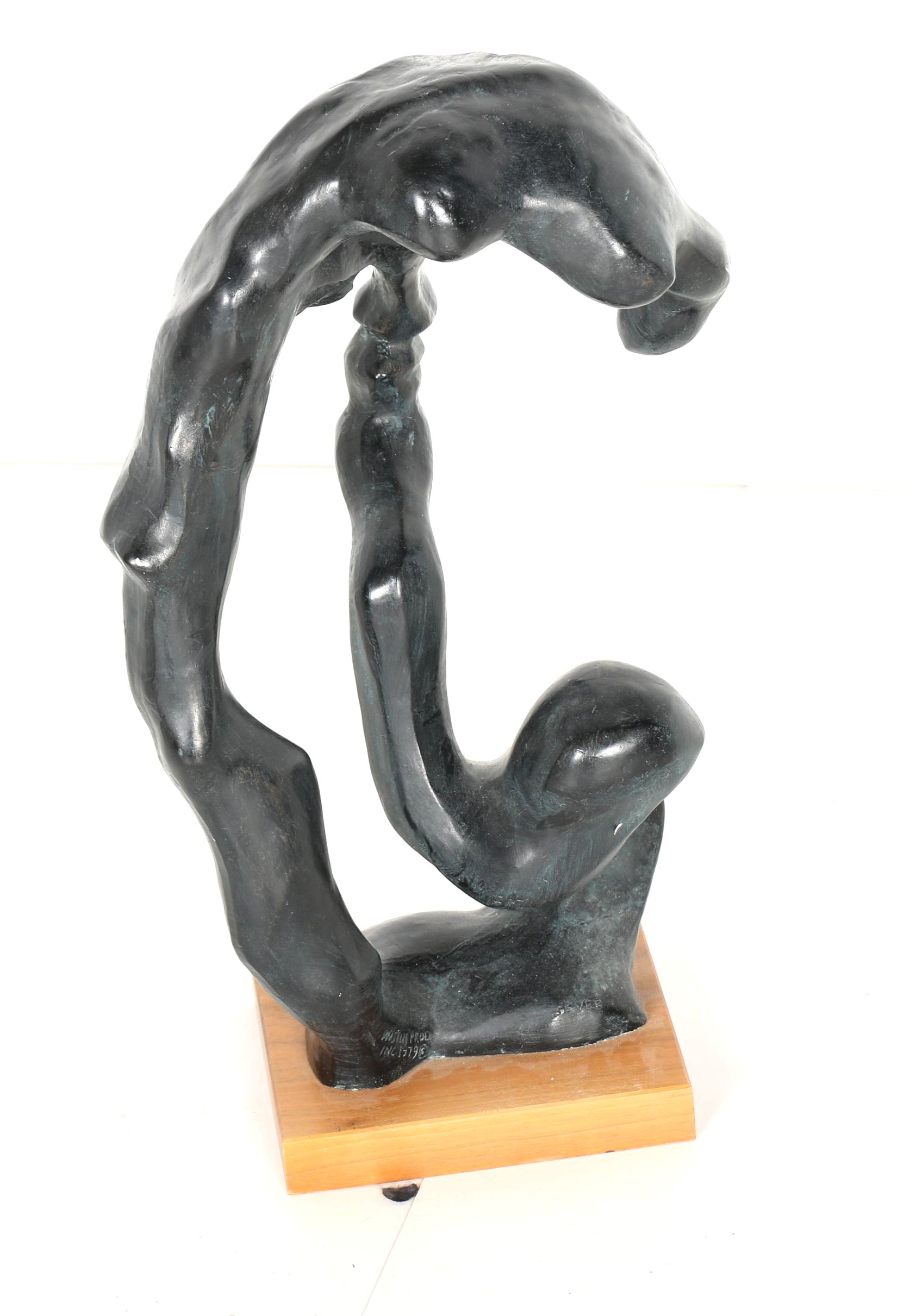 Plaster Reproduction Sculpture after Klara Sever "Portrait of a Woman, 1979"