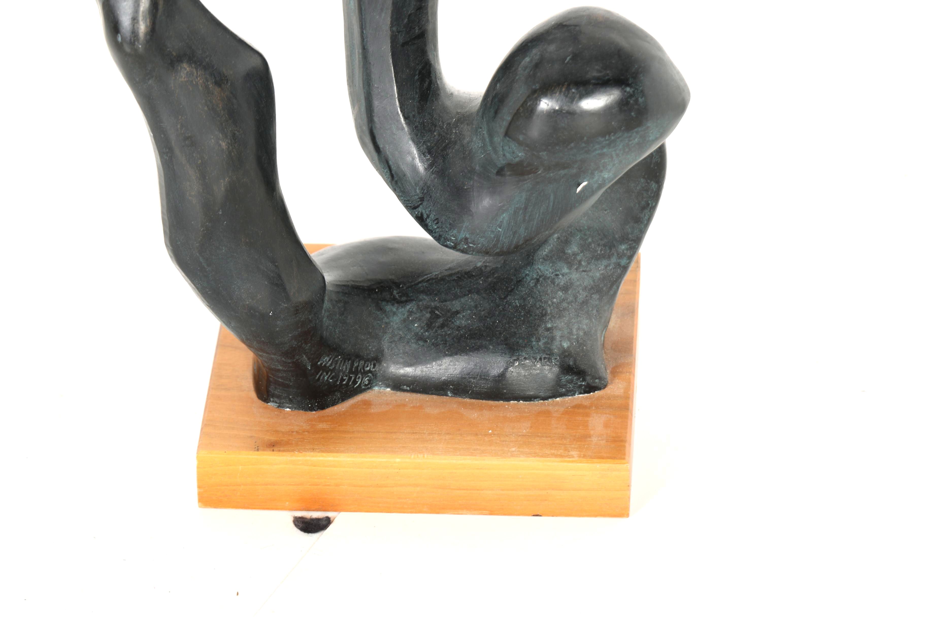 Plaster Reproduction Sculpture after Klara Sever "Portrait of a Woman, 1979"