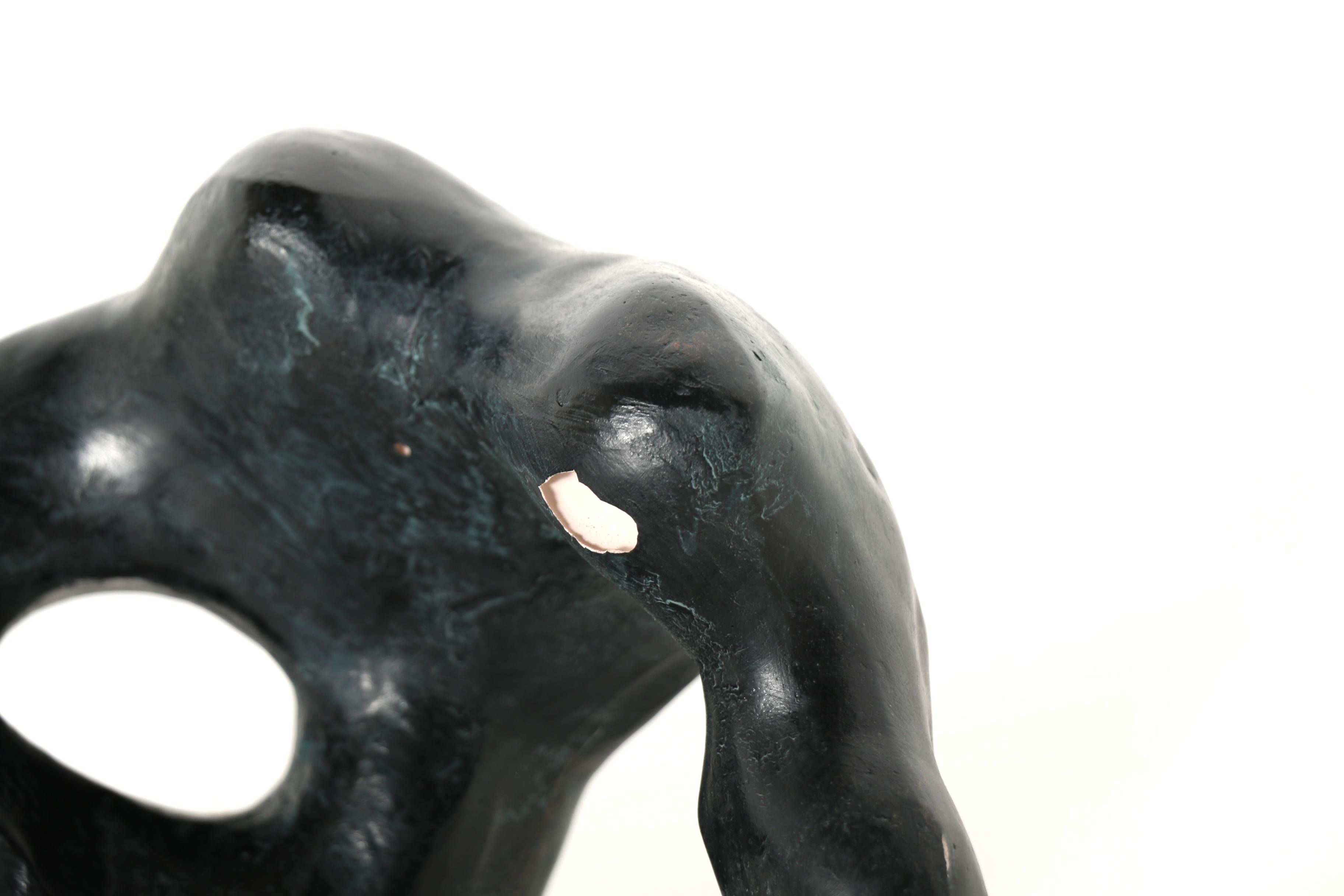 Plaster Reproduction Sculpture after Klara Sever "Portrait of a Woman, 1979"