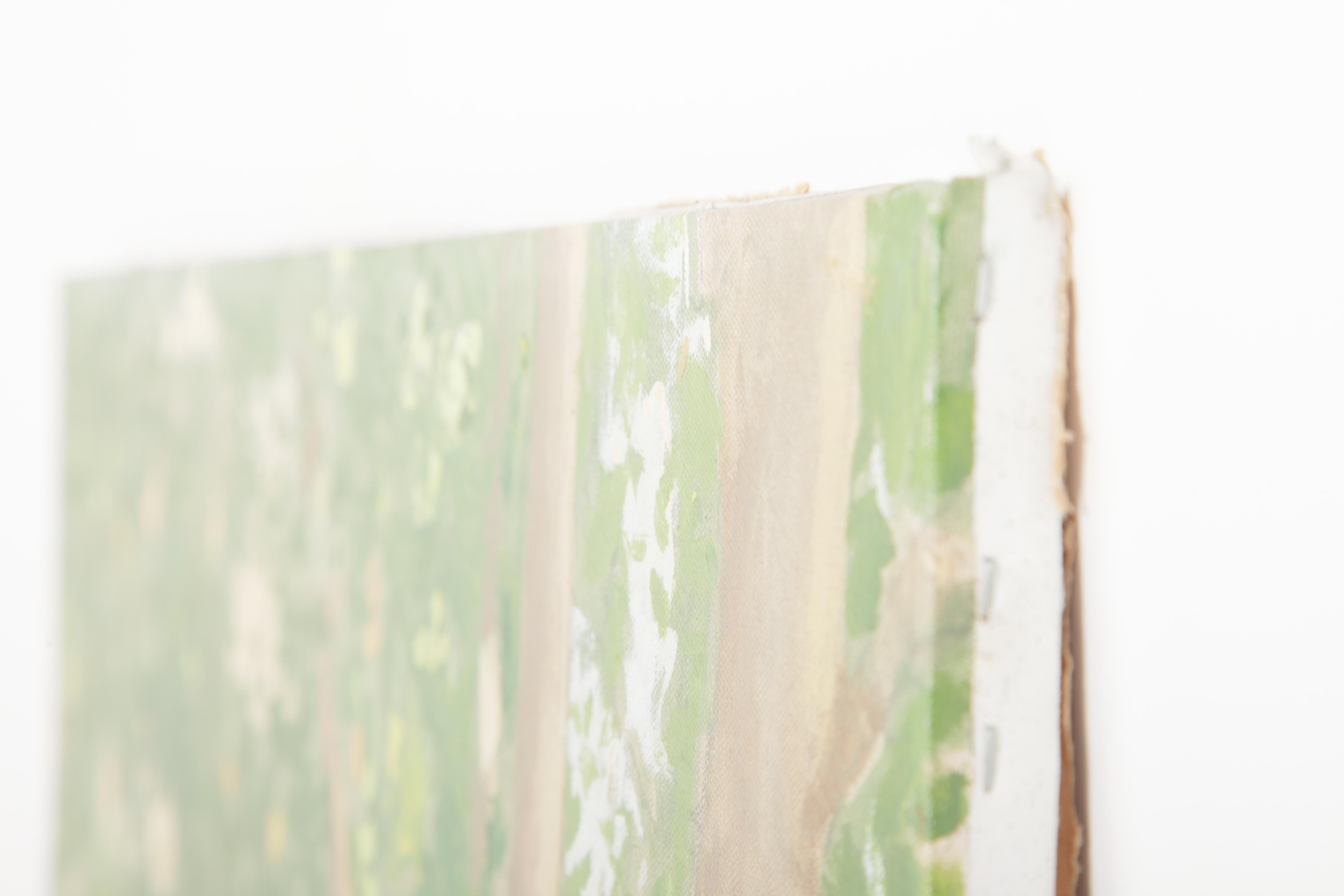 William Benecke Oil On Canvas "Along The River"