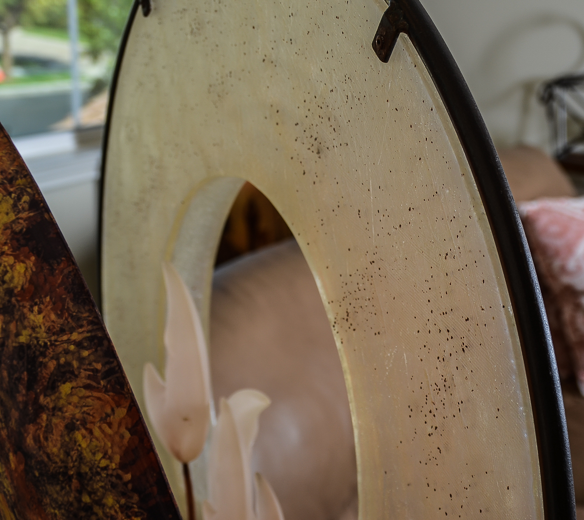 Contemporary Table Lamp with Sun and Moon Motif