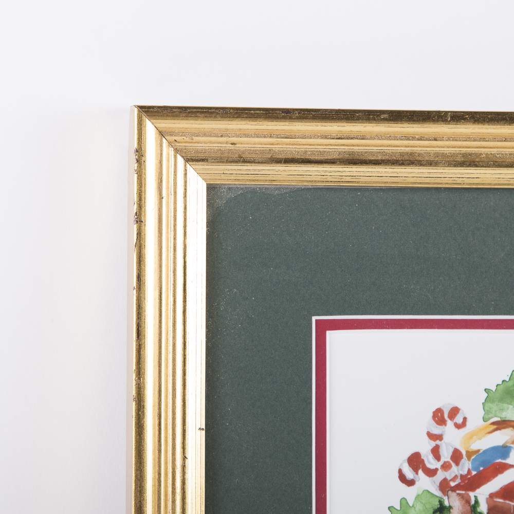 Betty Fischer Watercolors of Santa Claus