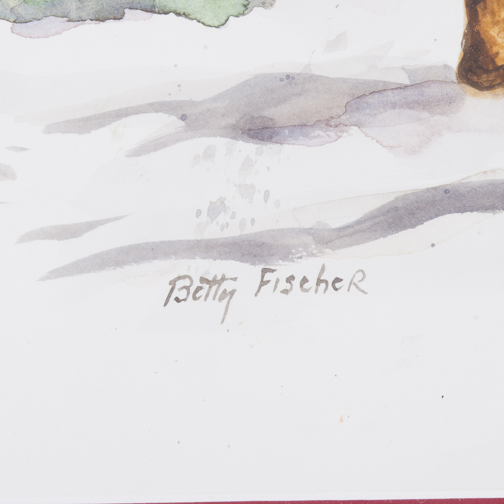 Betty Fischer Watercolors of Santa Claus