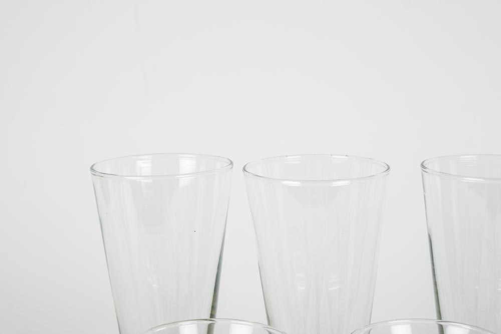 Vintage Leather Wrapped Stemware