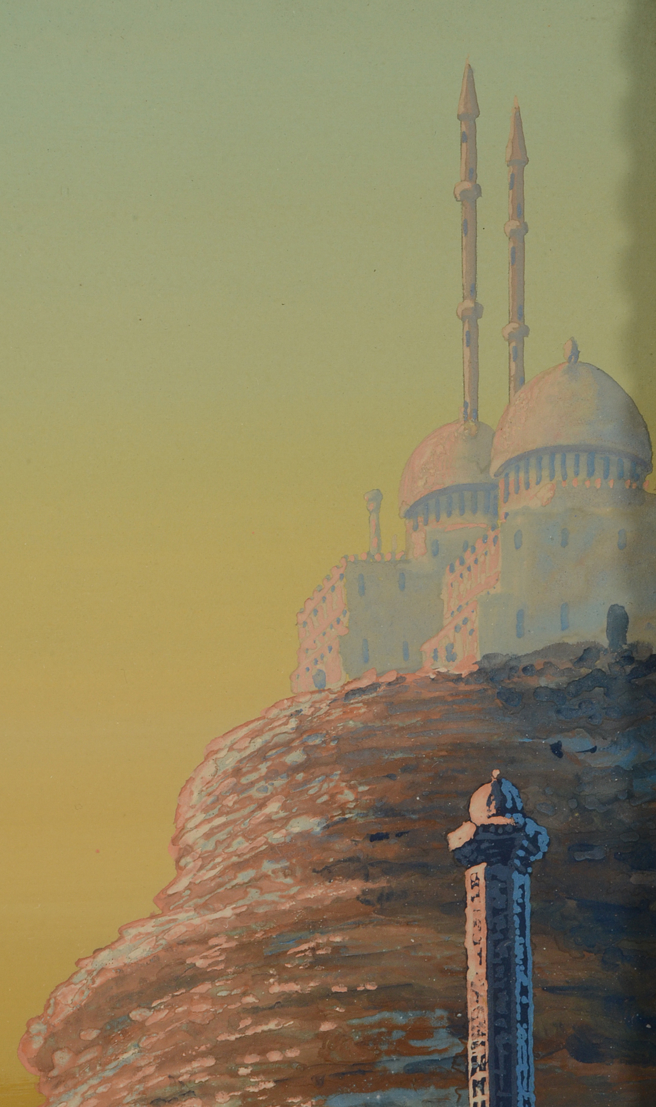 Thomas Eason Original Gouache Painting on Paper Board