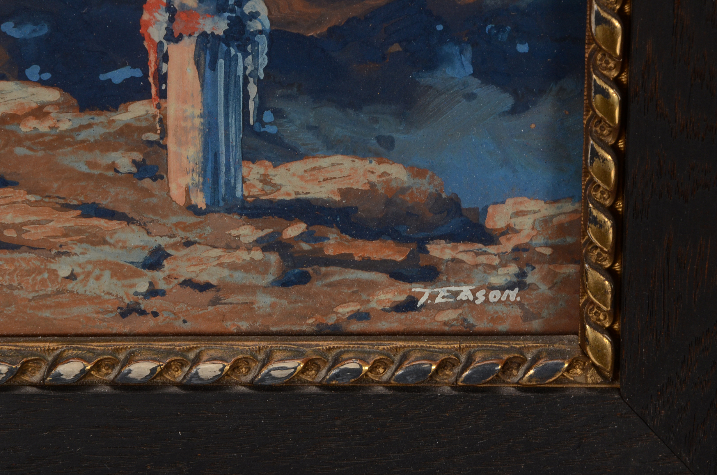 Thomas Eason Original Gouache Painting on Paper Board