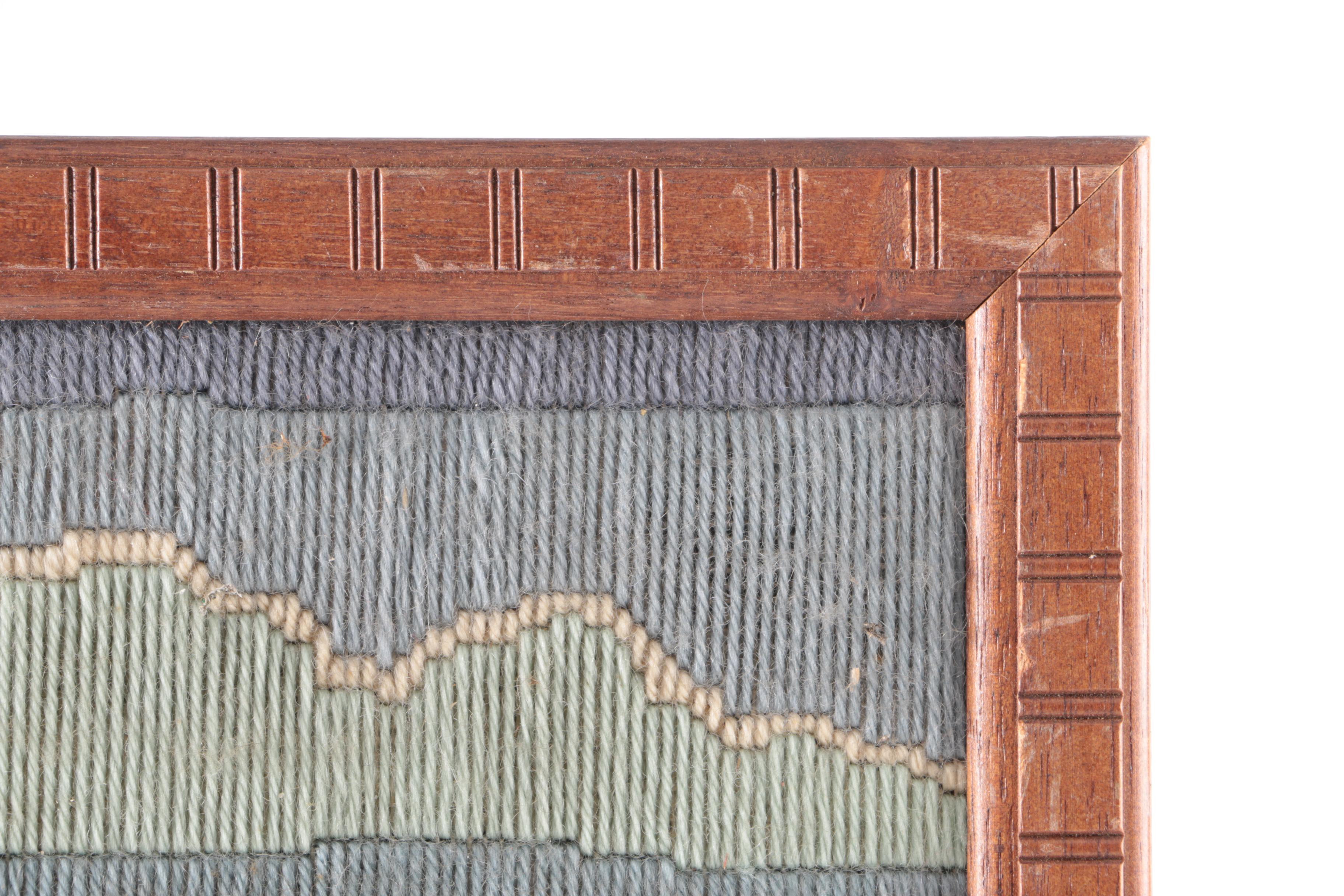 Needlepoint Landscape After Album Cover "Dead Gaze"