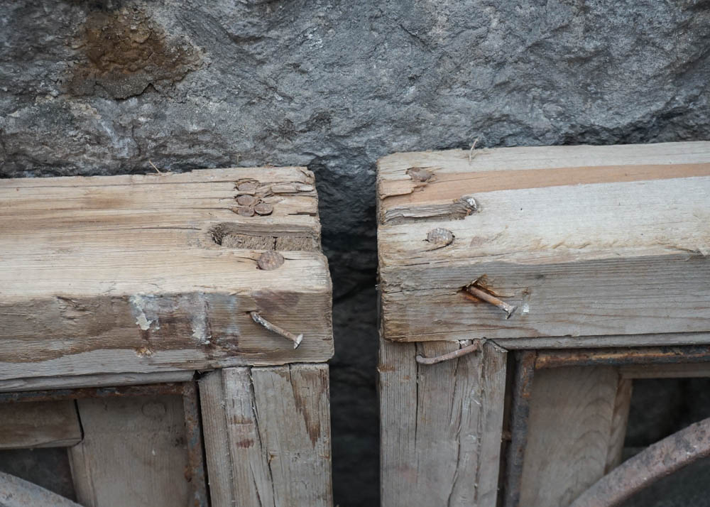 Salvaged Glass and Metal Panels