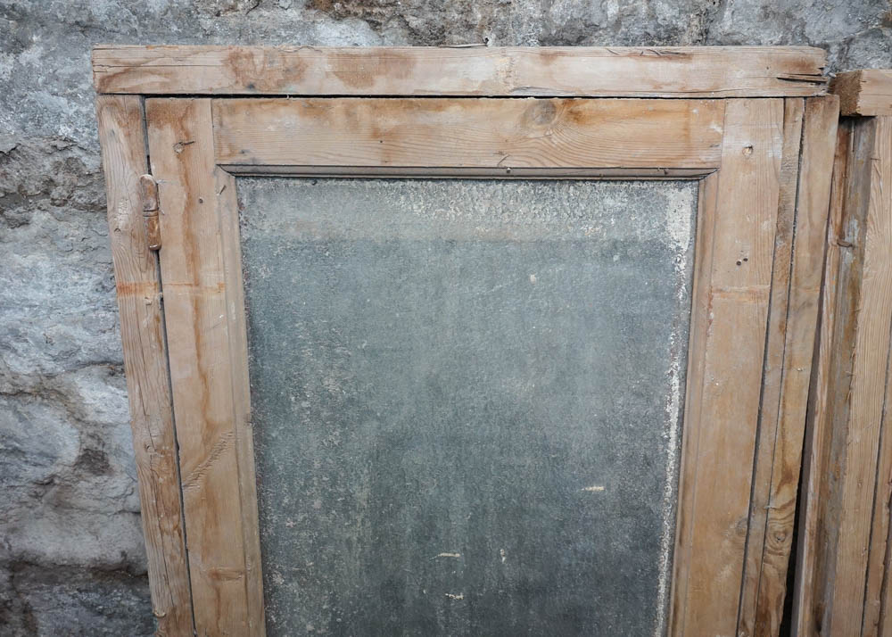 Salvaged Glass and Metal Panels