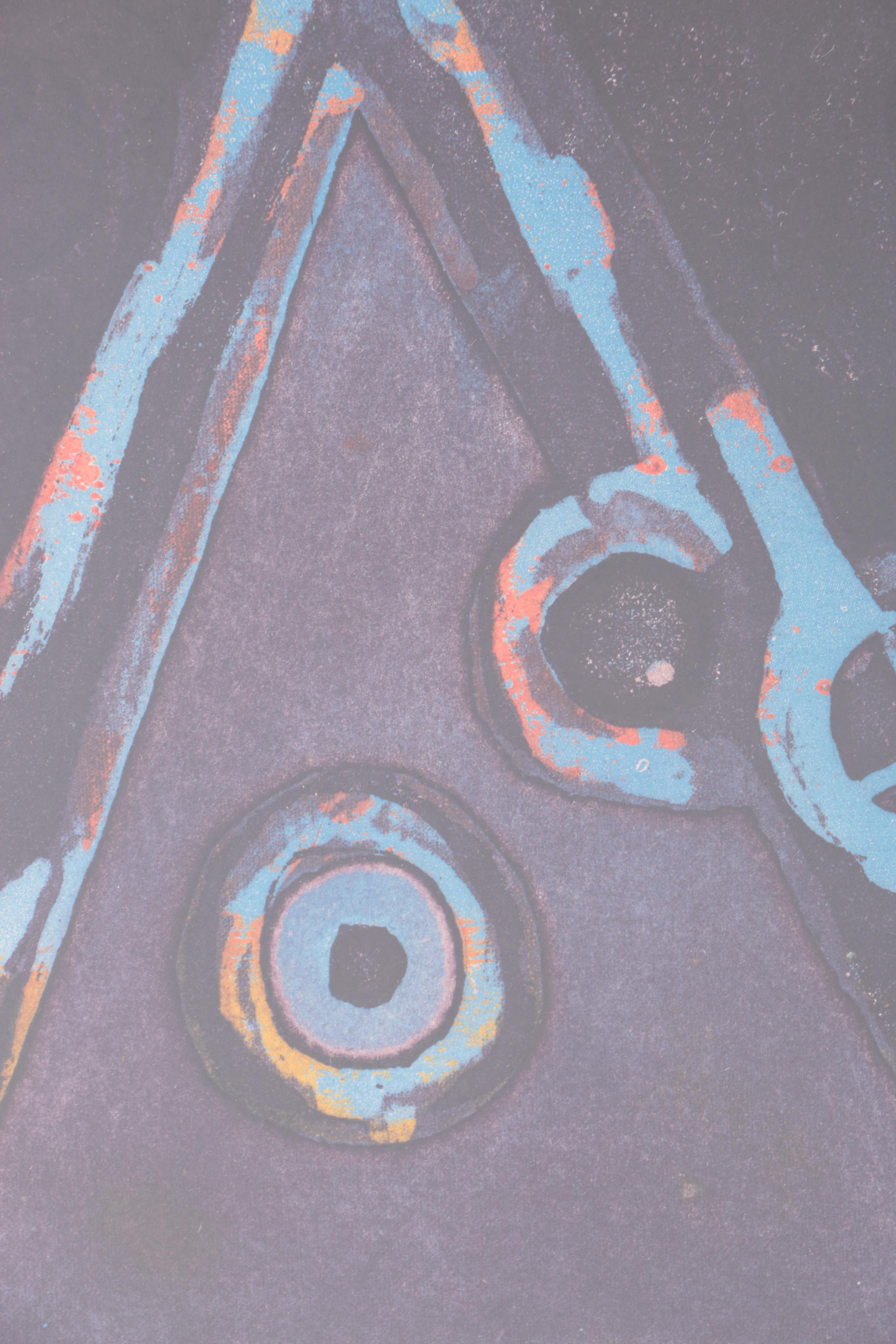 Artist Proof Intaglio Print by Lola Breidbart "Design"