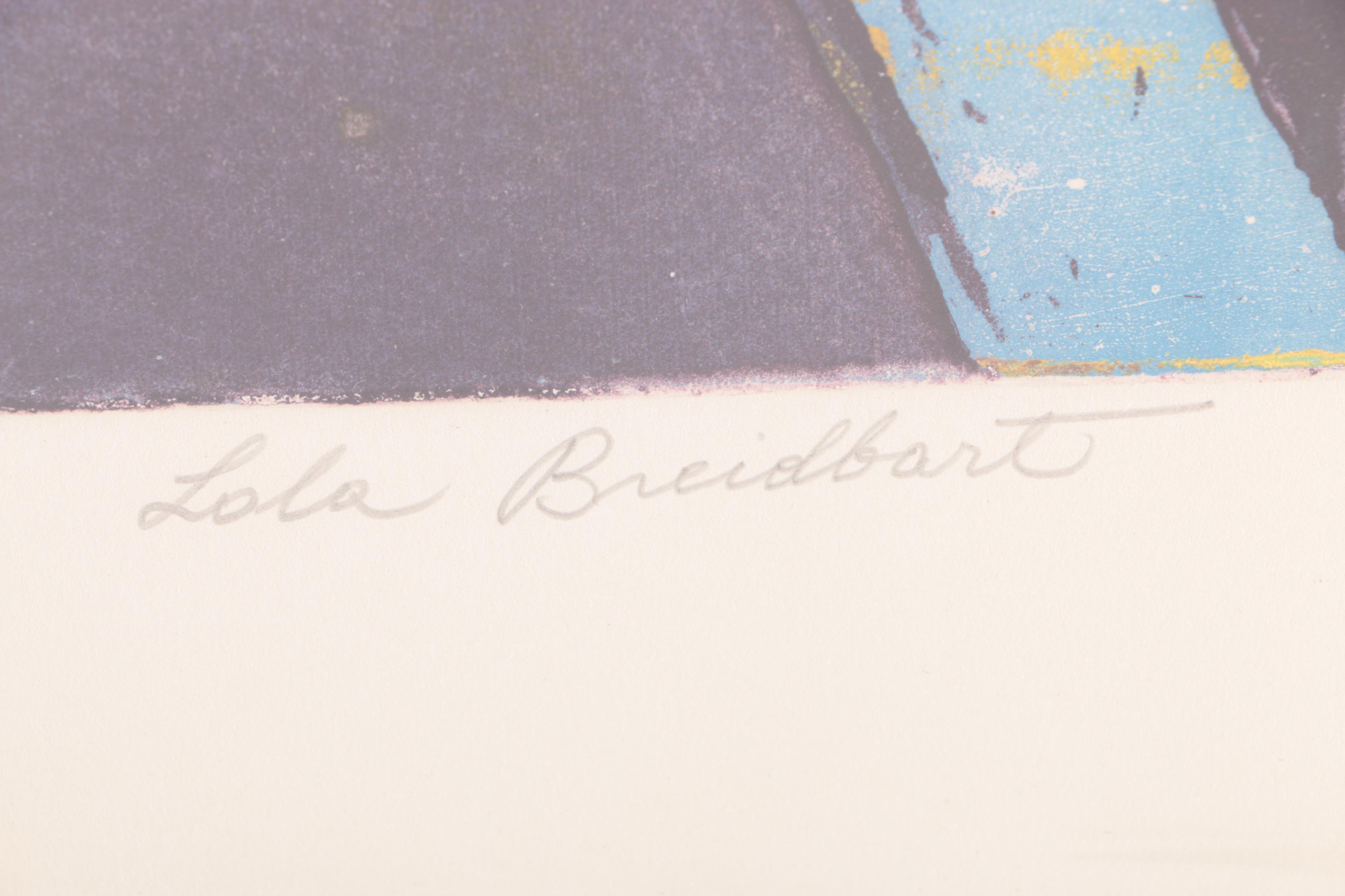 Artist Proof Intaglio Print by Lola Breidbart "Design"