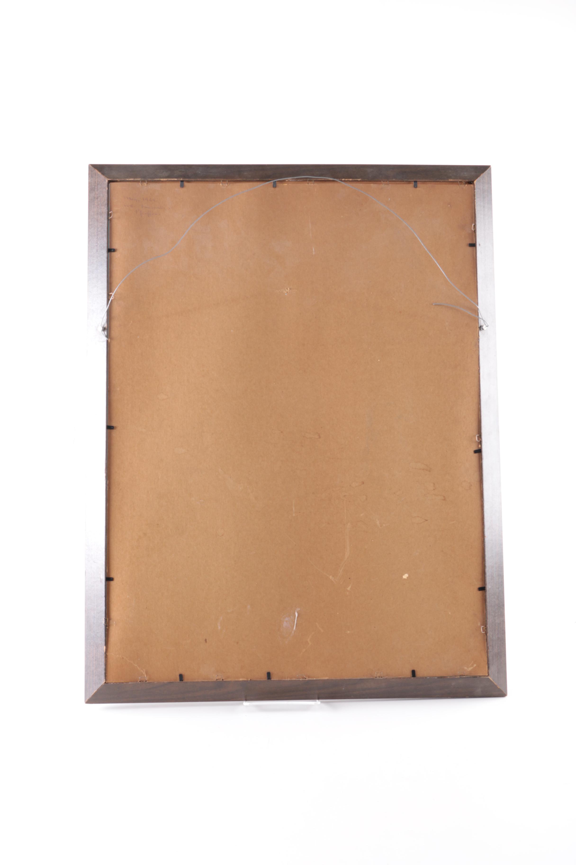 Offset Lithograph After Pierre Pages  "Le Clos Normand"