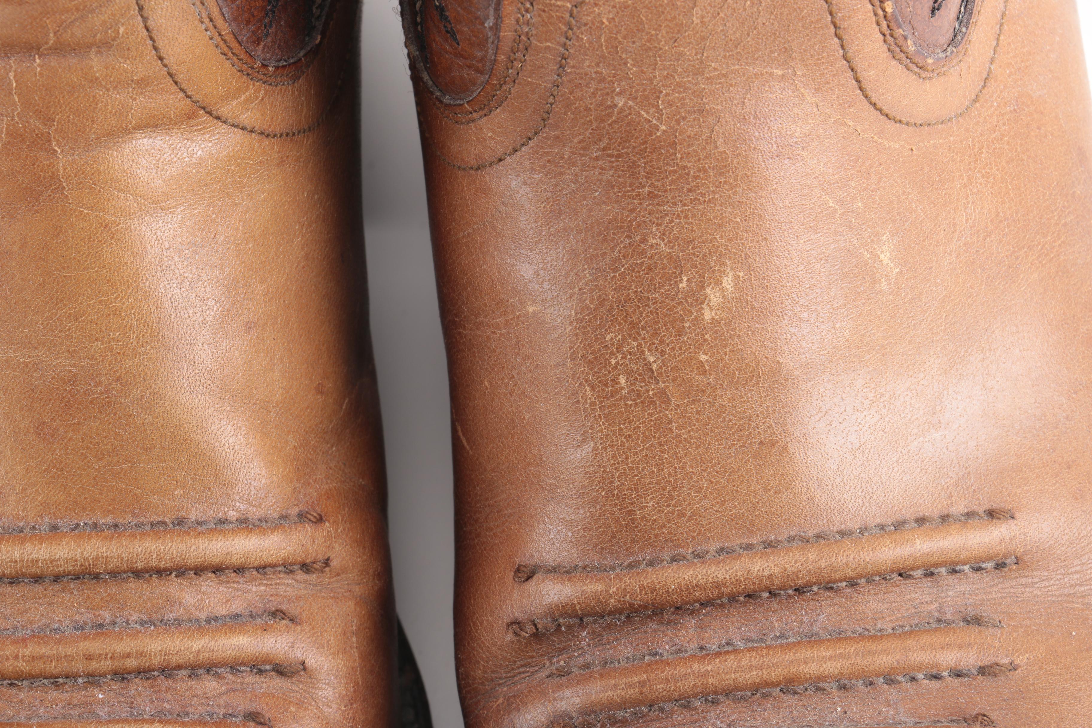 Dan Post Leather Cowboy Boots