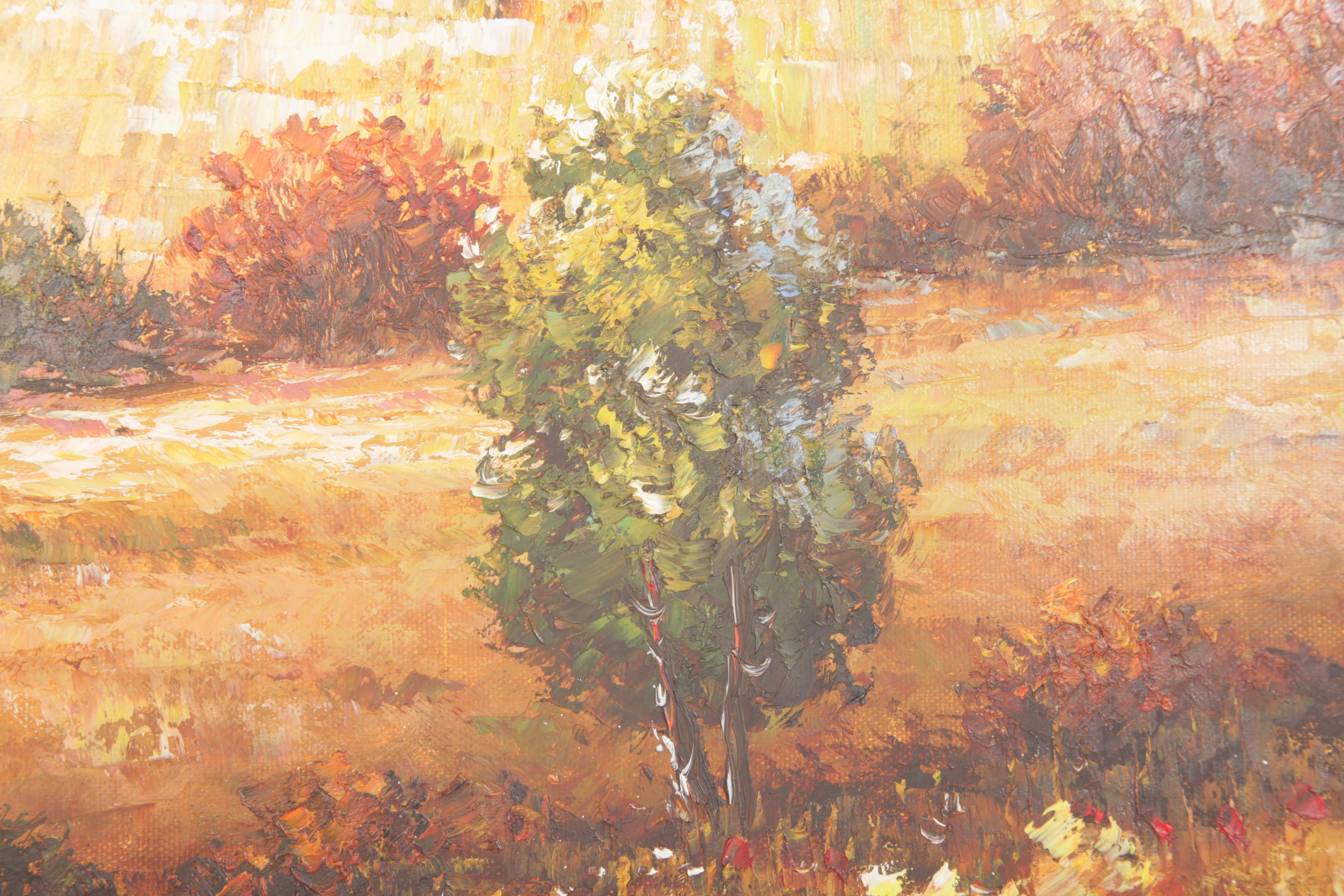 Morgan Oil Painting on Canvas "Poppies"