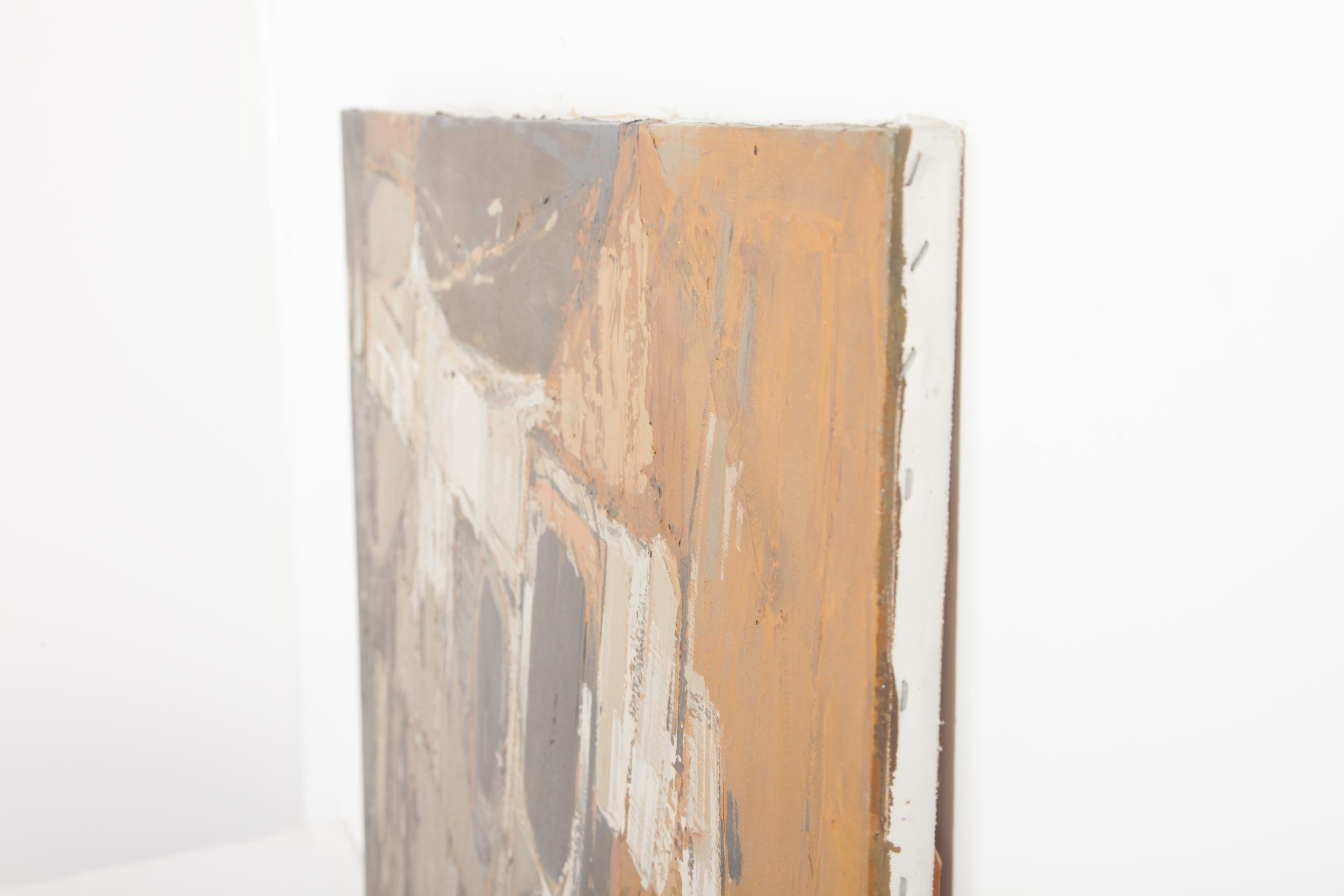 Nanci Closson Oil Painting on Canvas of Abstract Shapes