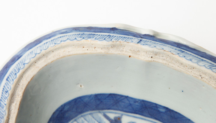 Blue and White Lidded Dishes