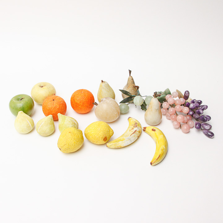 Collection of Italian Faux Fruit Decor