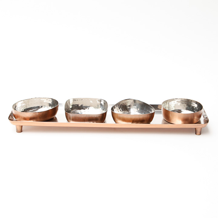 Shastra Copper Tone Bowl Set